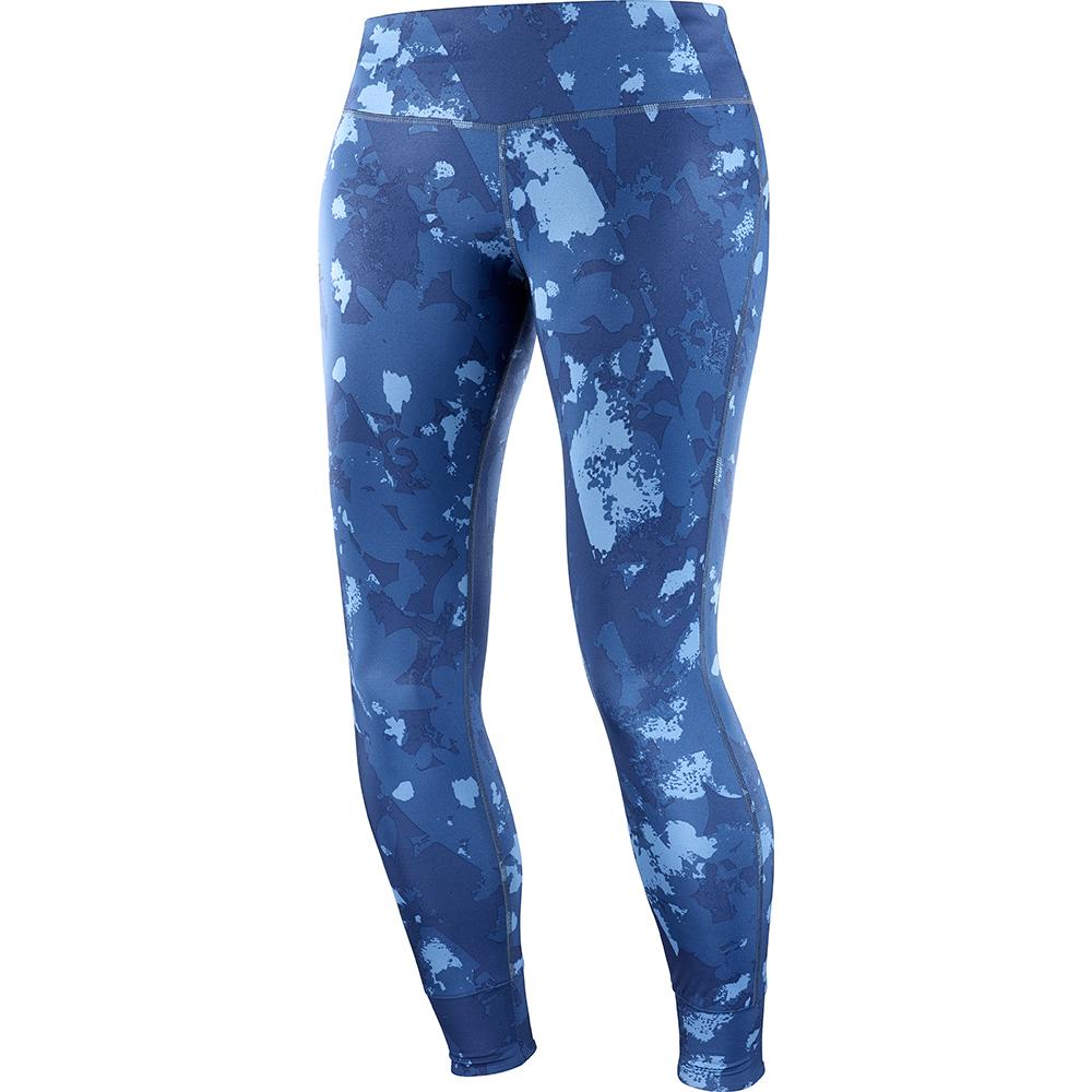 SALOMON COMET TECH LEG W Philippines - Women's Tights - Dark Denim | 173842-JMA